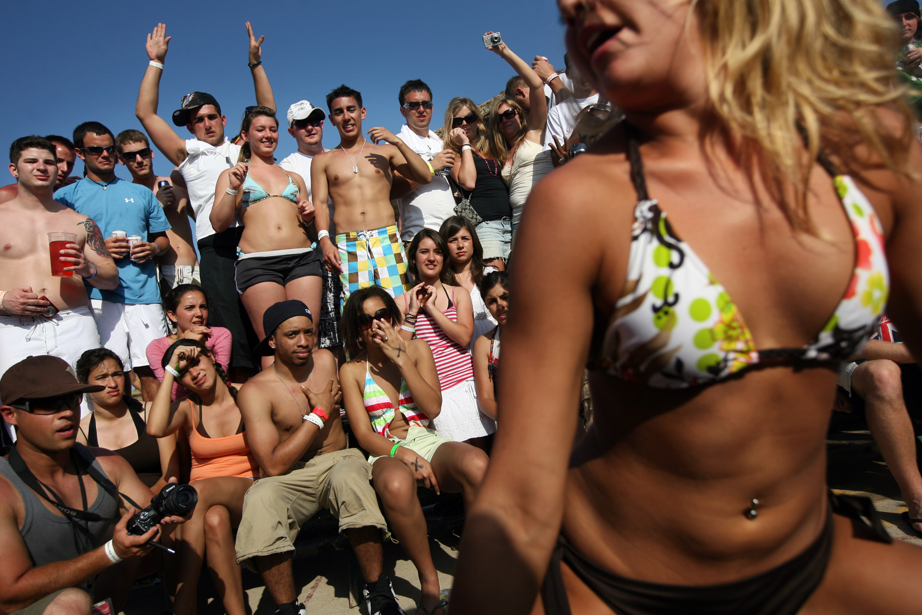 Spring Break Revelers Flock To Texas's South Padre Island